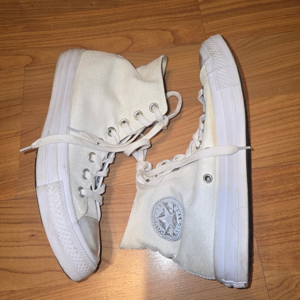 Converse High-Top Sneakers in White